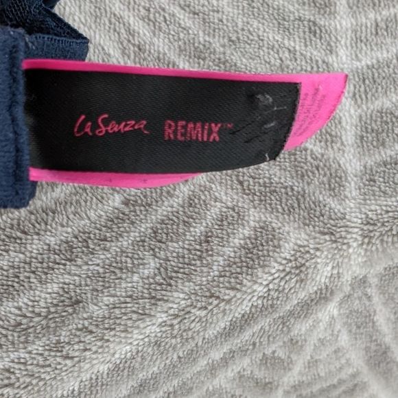 LA SENZA Remix navy padded bra 36C B002 - Picture 7 of 7